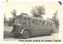 Wehrmachts Bus mit taktischen Zeichen in Br�ssel 1940